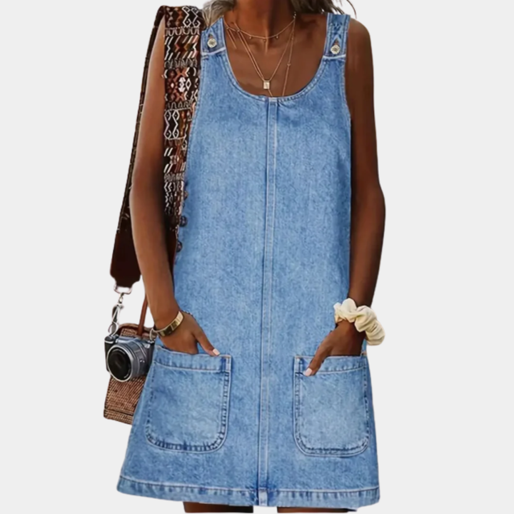 Saylor | Robe Décontractée en Denim