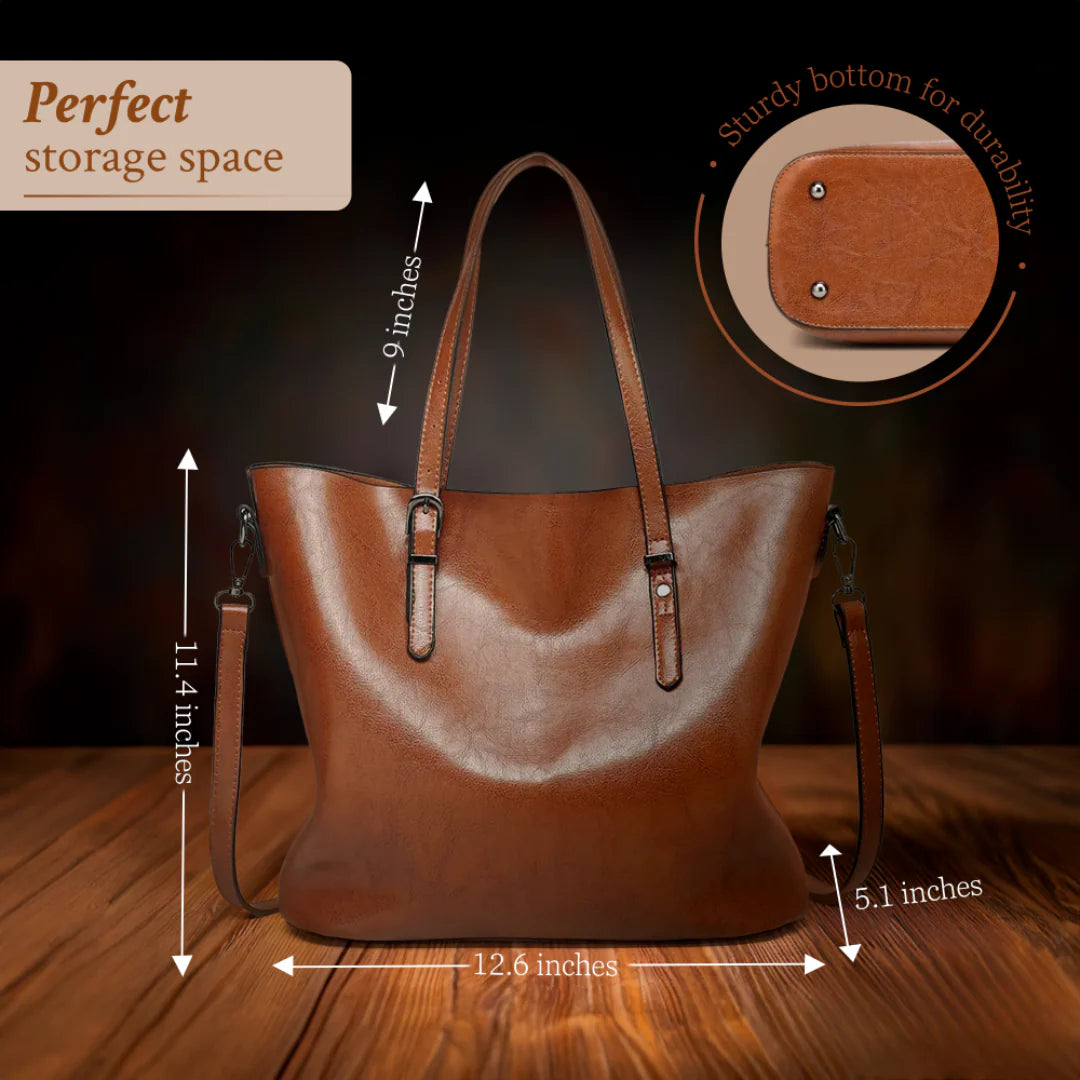 Nicole | Sac à bandoulière en cuir - Confort tout au long de la journée