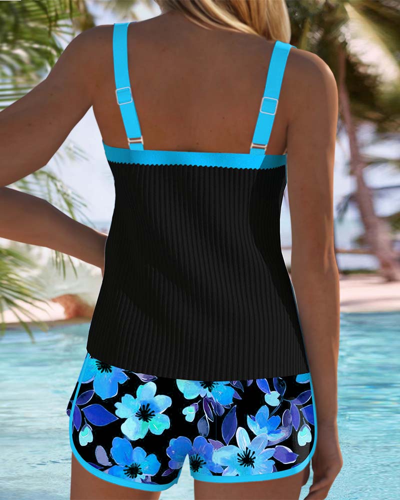 Laluna® | Élégant Ensemble Tankini Deux Pièces