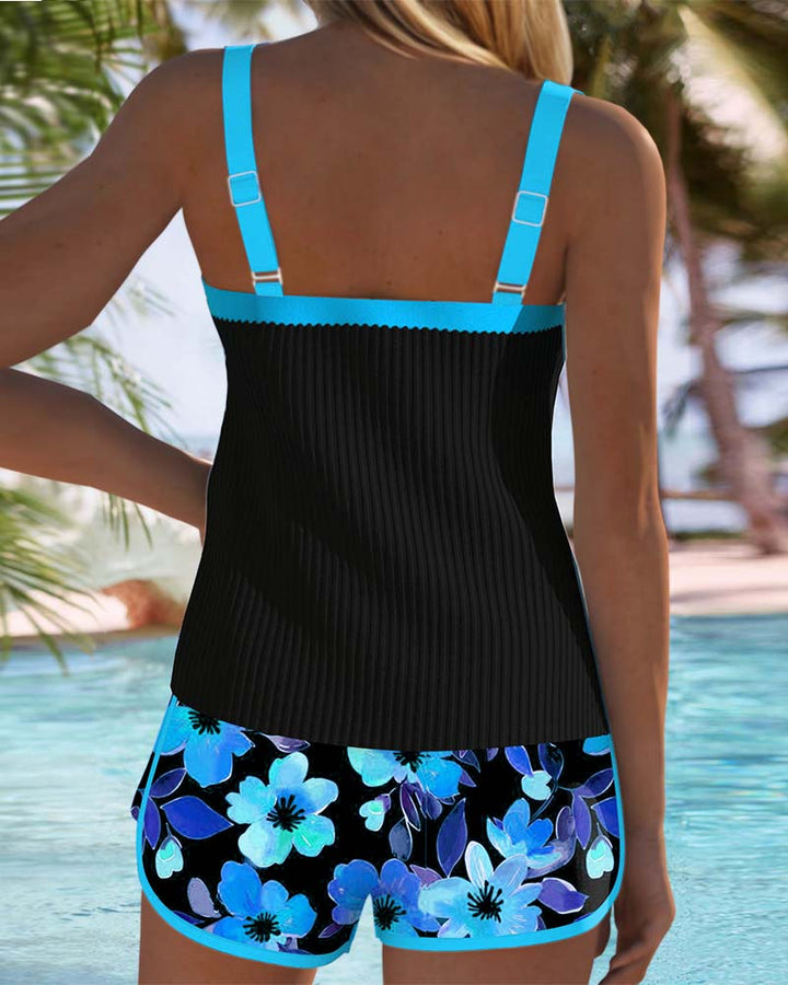 Laluna® | Élégant Ensemble Tankini Deux Pièces