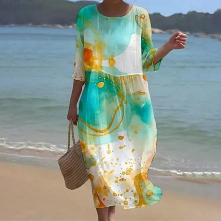 Verity™ Maxi Robe - Sunset Bloom