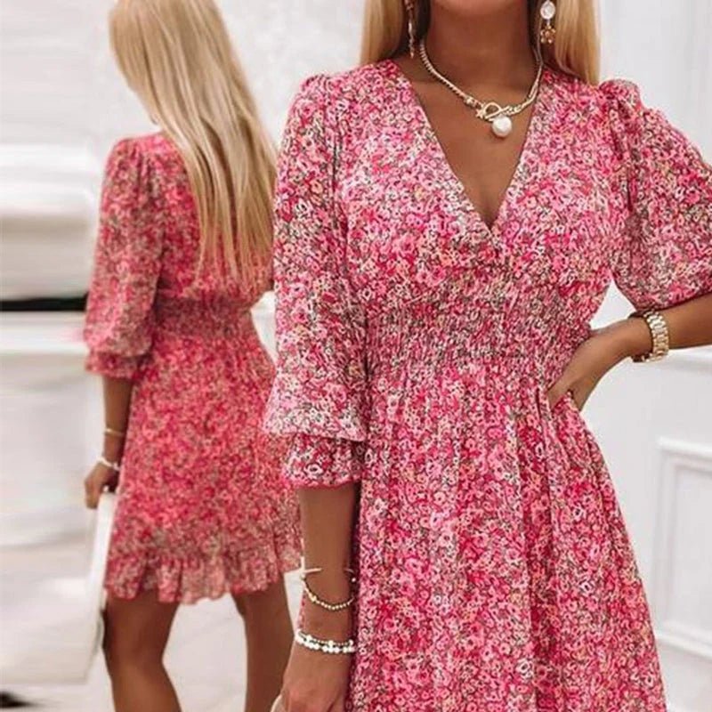 Thessaly™ | Élégante Robe Maxi à Fleurs