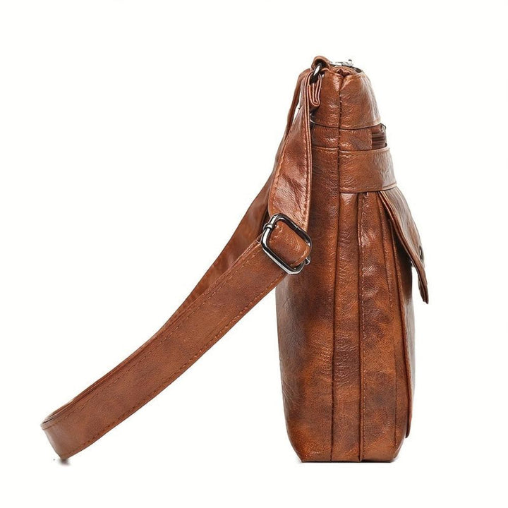 Lina | Sac à bandoulière en cuir au style vintage et confort quotidien