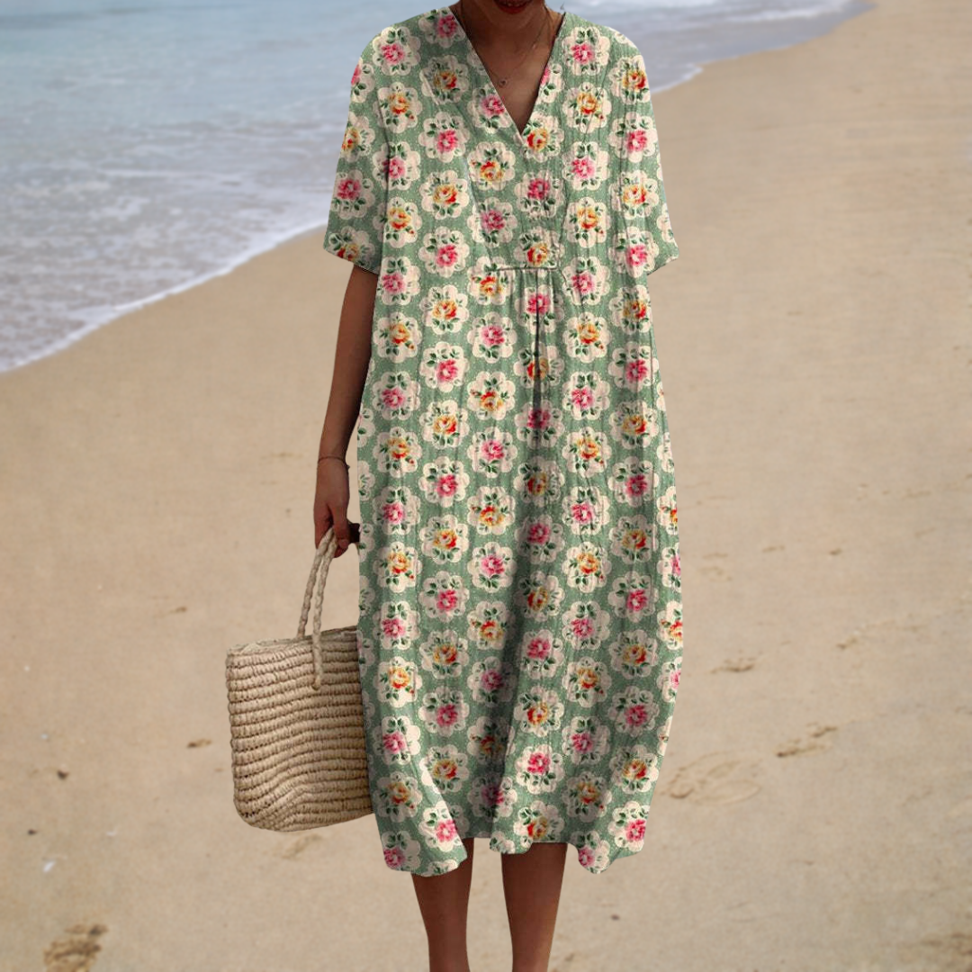 Joséphine | Robe Vintage à Fleurs