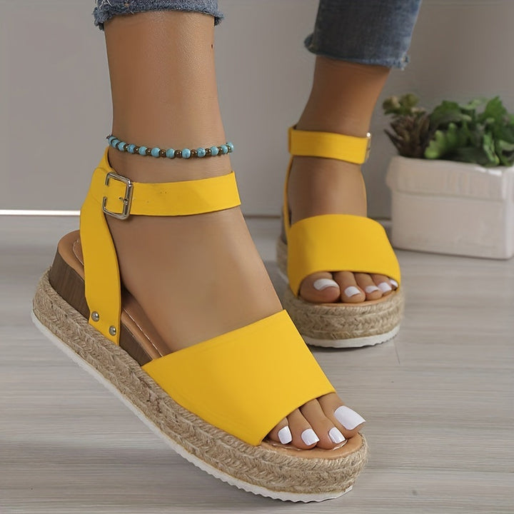 Patricia | Sandales à talons compensés pour femmes