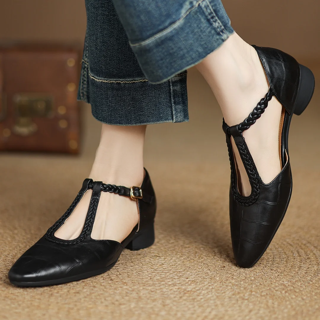 Salomés en cuir