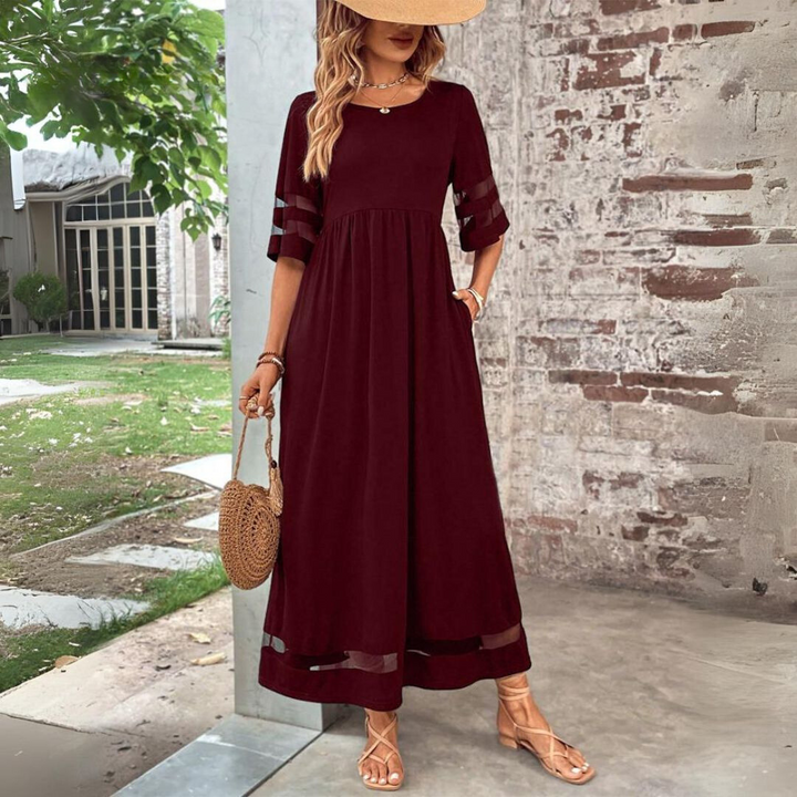 Aubrey™ – Robe midi flatteuse et amincissante