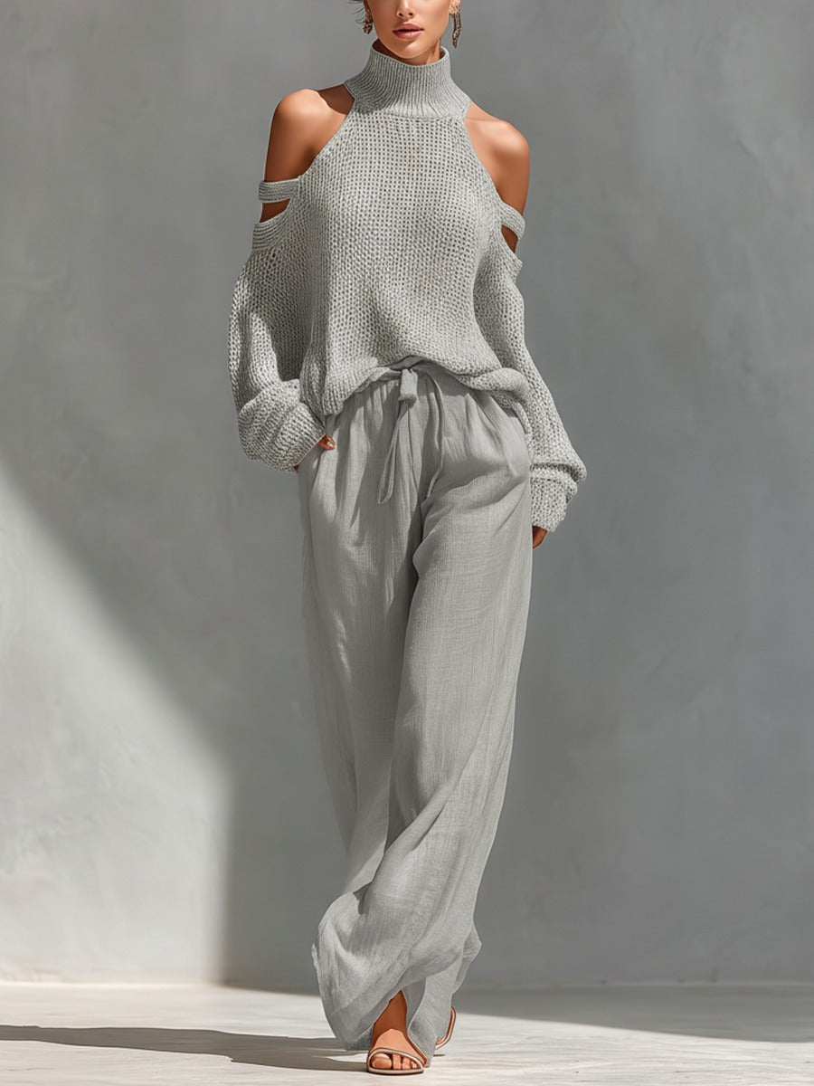Elira | Pantalon fluide taille ajustable coupe ample