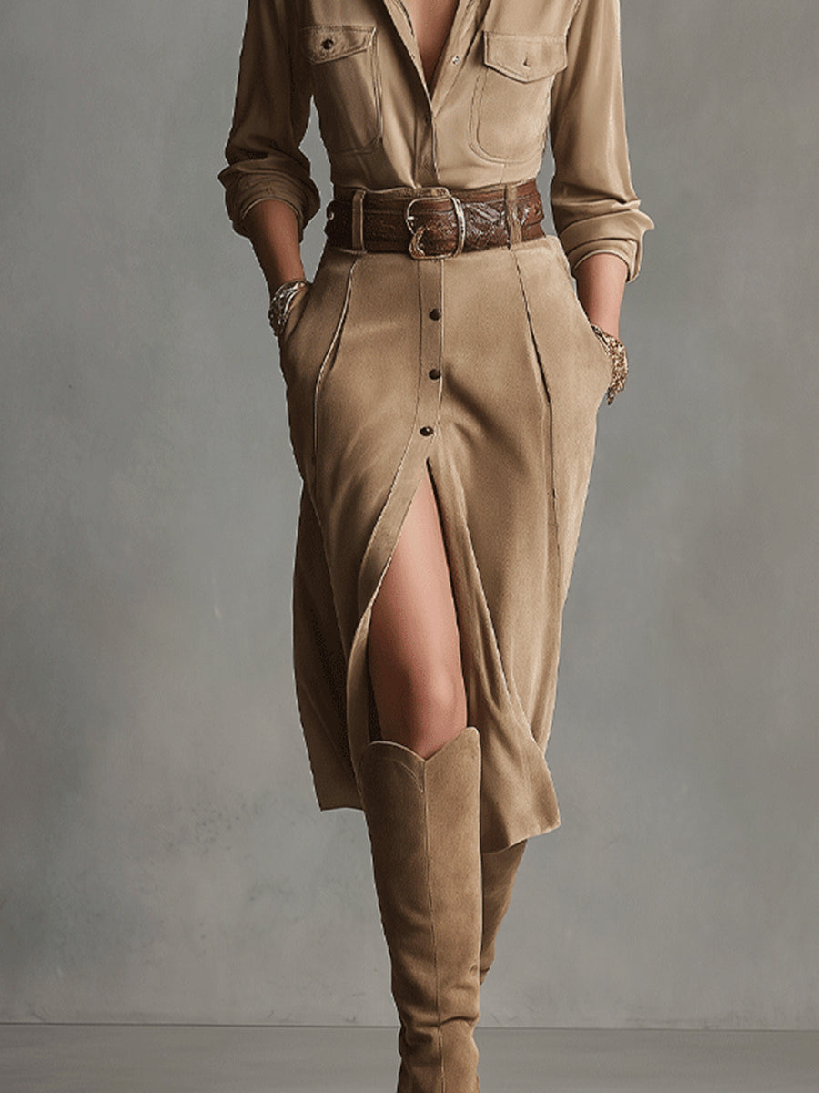 Marvella | Robe midi élégante