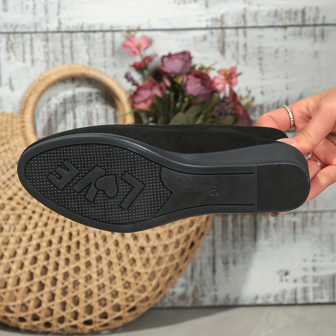 Aurenellea | Ballerines à Talon Wedge Confortables