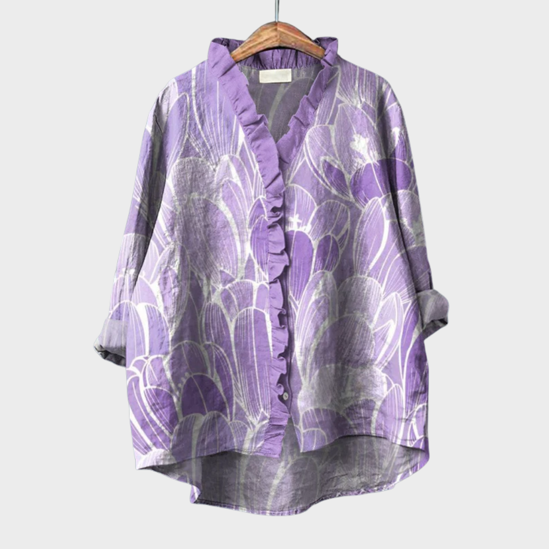 Laura | Elegant Floral Blouse