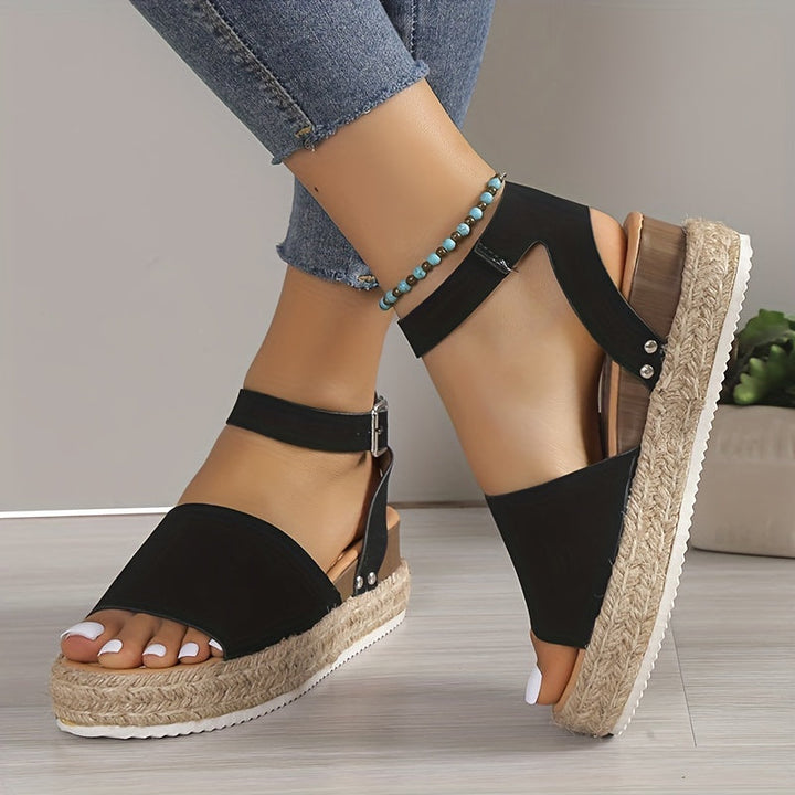 Patricia | Sandales à talons compensés pour femmes