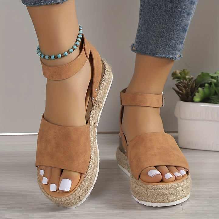 Patricia | Sandales à talons compensés pour femmes