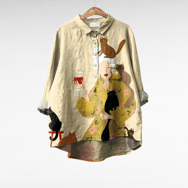 Ariané | Poetic Chat Blouse