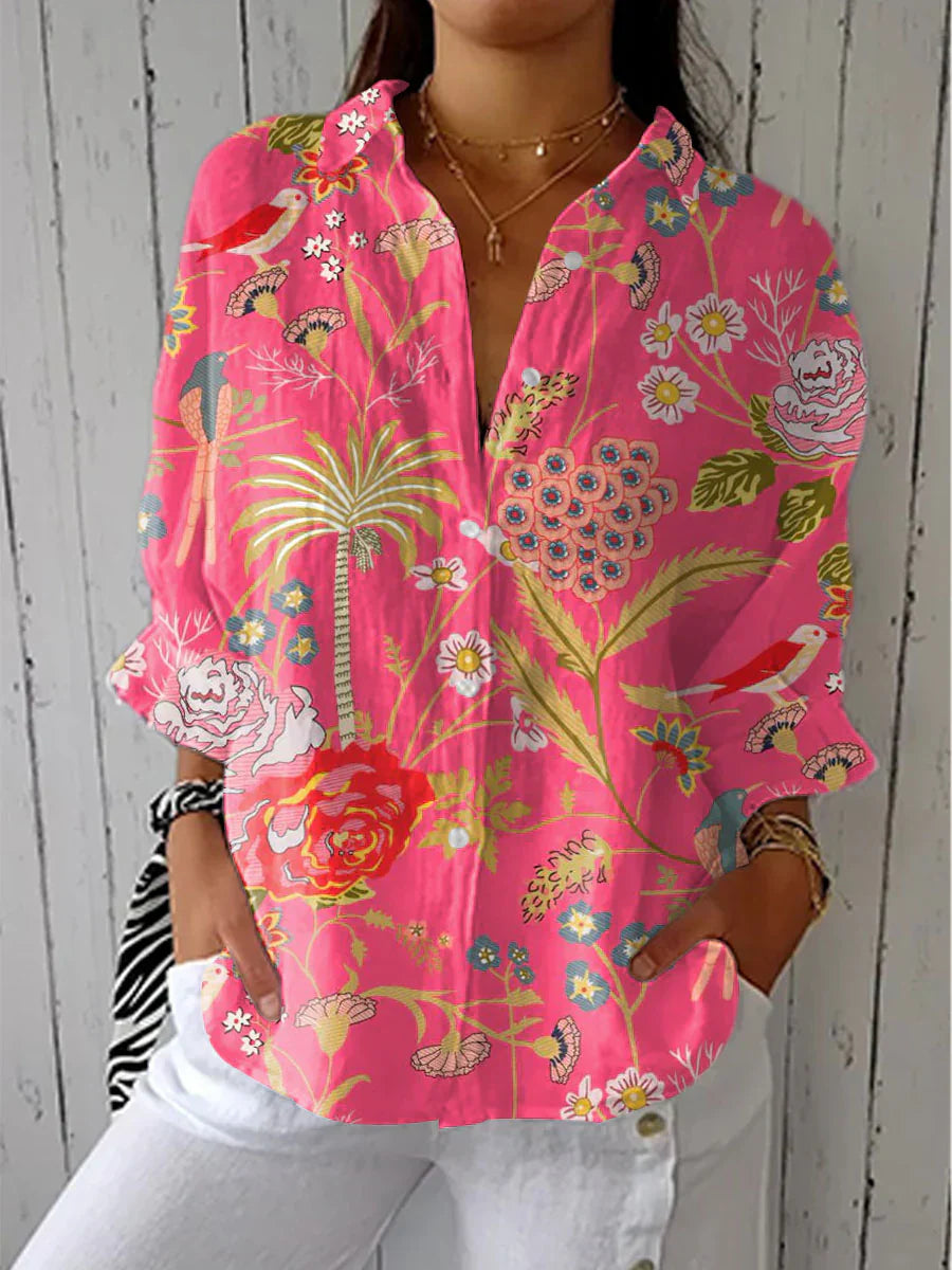 Fiona | Blouse de Jardin de Printemps