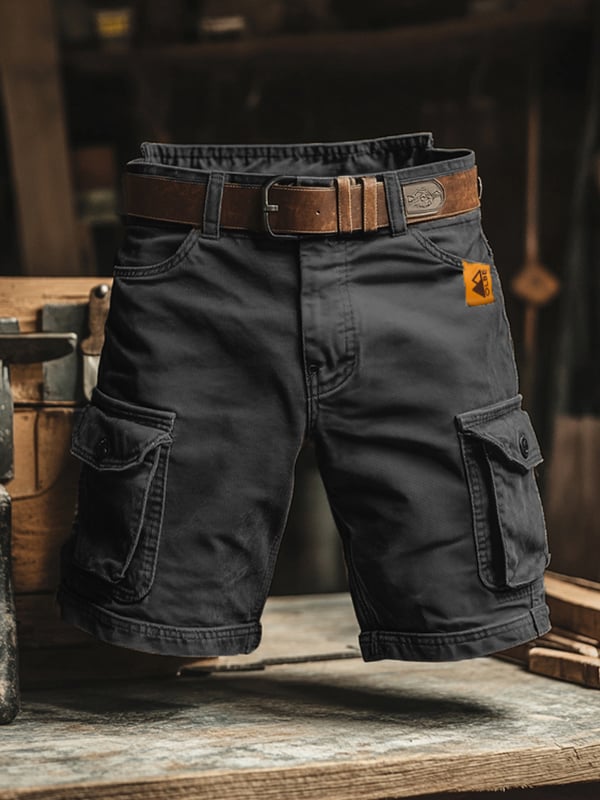 Cazel | Short cargo rétro à poches multiples
