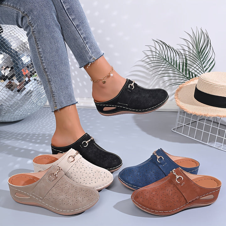 Sienna | Talon Wedge Mules