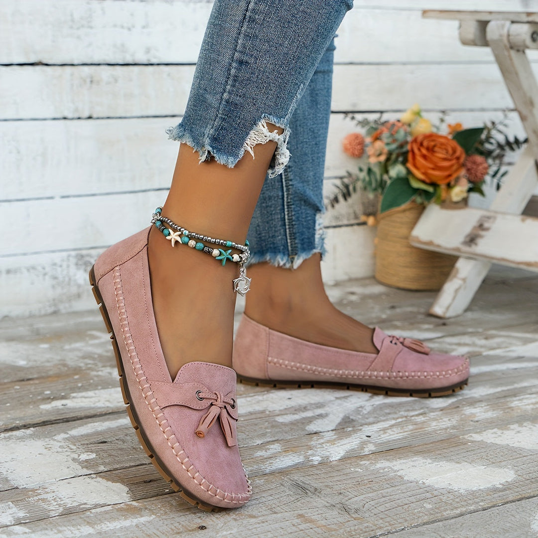 Nadine - Mocassins classiques avec détails à pampilles