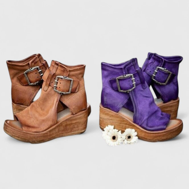 Jess | Sandales Orthopédiques à Talon Élevé