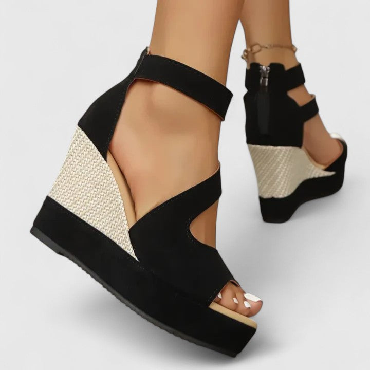 Zynavielle | Sandales Orthopédiques à Talon Compensé