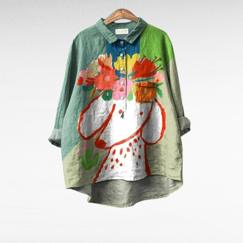 Isaline | Floral Artistic Blouse