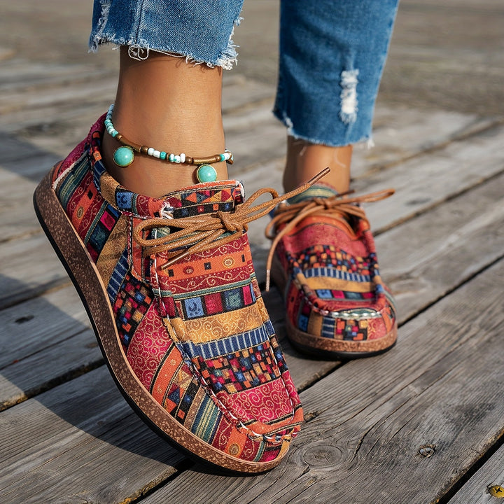 Cailyn | Chaussures Colorées Rétro pour Femmes