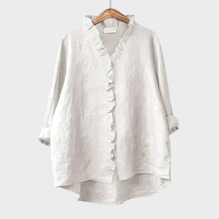Célestine | Délicate Blouse à Volants