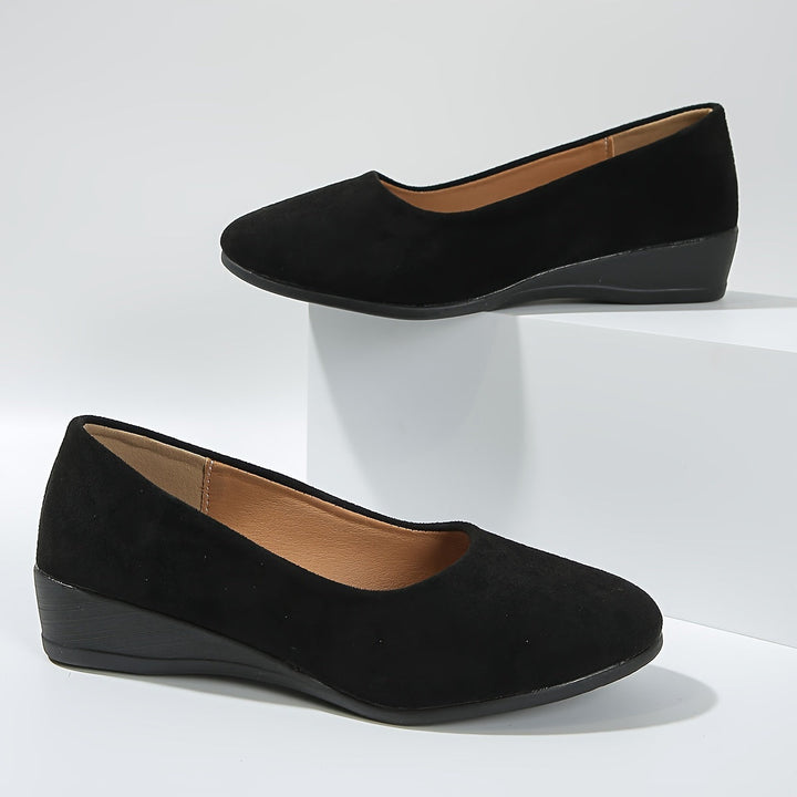 Aurenellea | Ballerines à Talon Wedge Confortables