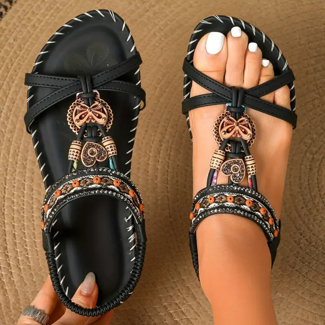 Nada – Sandales orthopédiques style Ibiza pour confort et élégance
