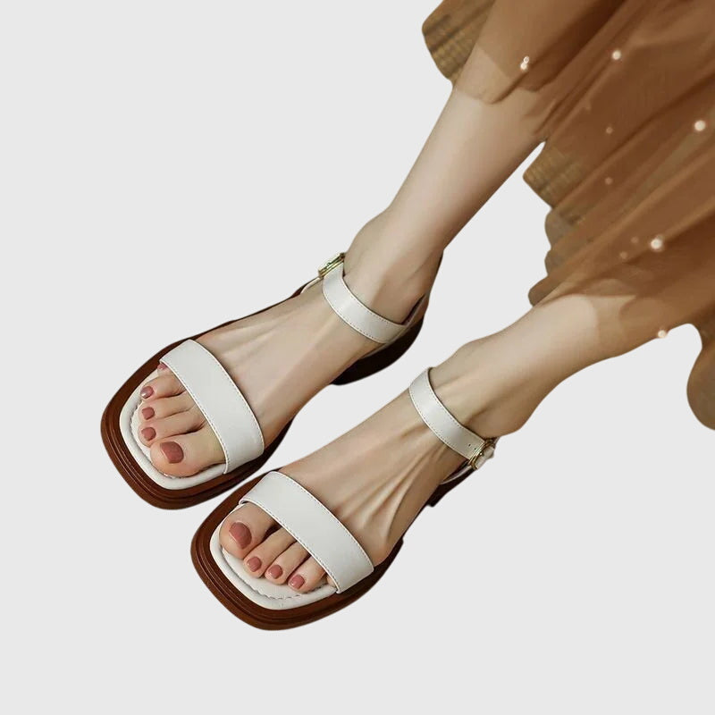 Celestia™ | Sandales Orthopédiques en Cuir