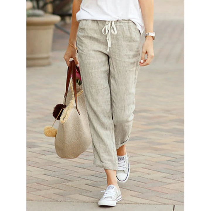 Mélanie | Pantalon Confort Décontracté en Lin
