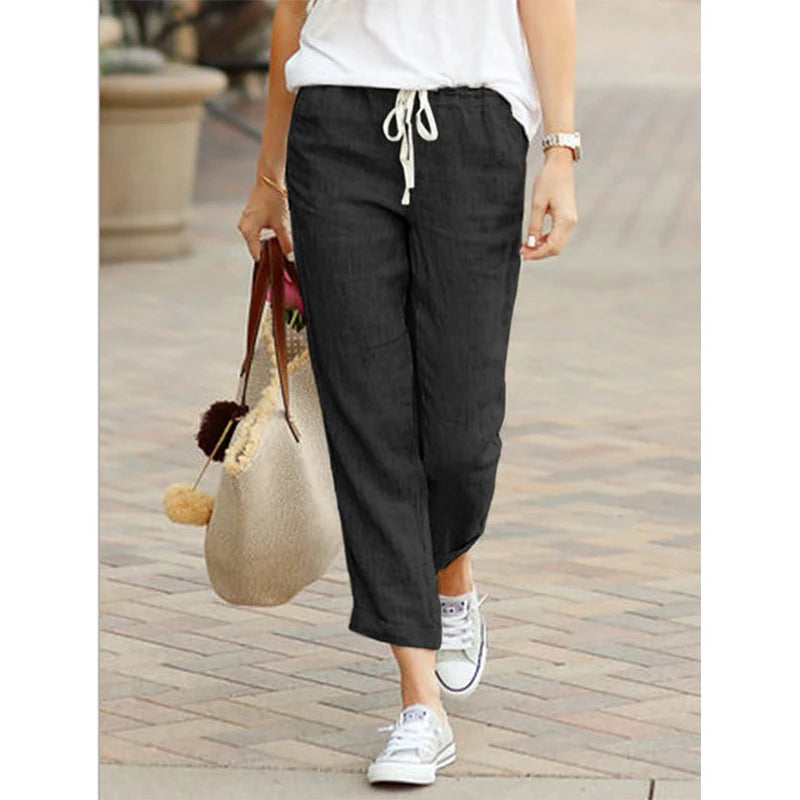 Mélanie | Pantalon Confort Décontracté en Lin