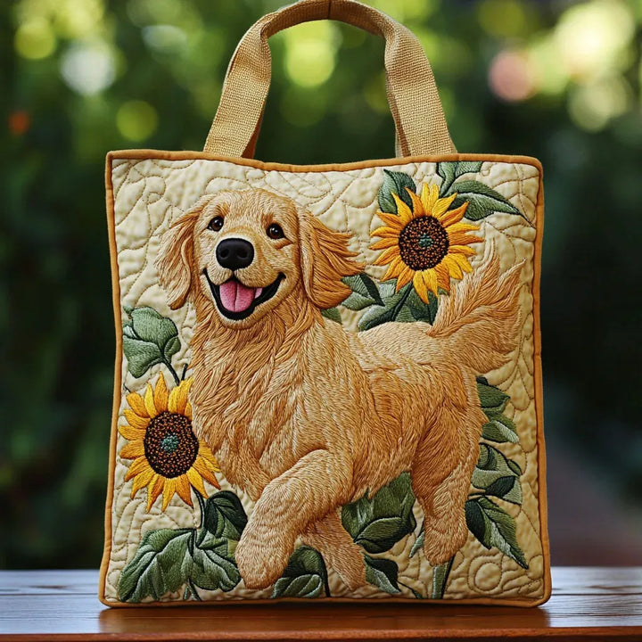 Handcrafted Bag | Golden Retriever Design