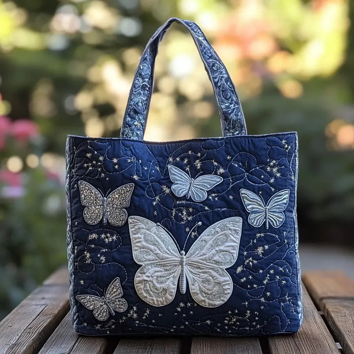 Sac Artisanal - Papillon Argent