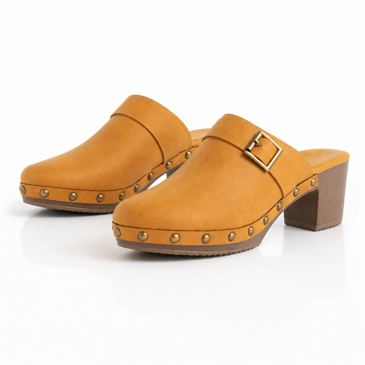 Maëlle | Mules cloutées élégantes