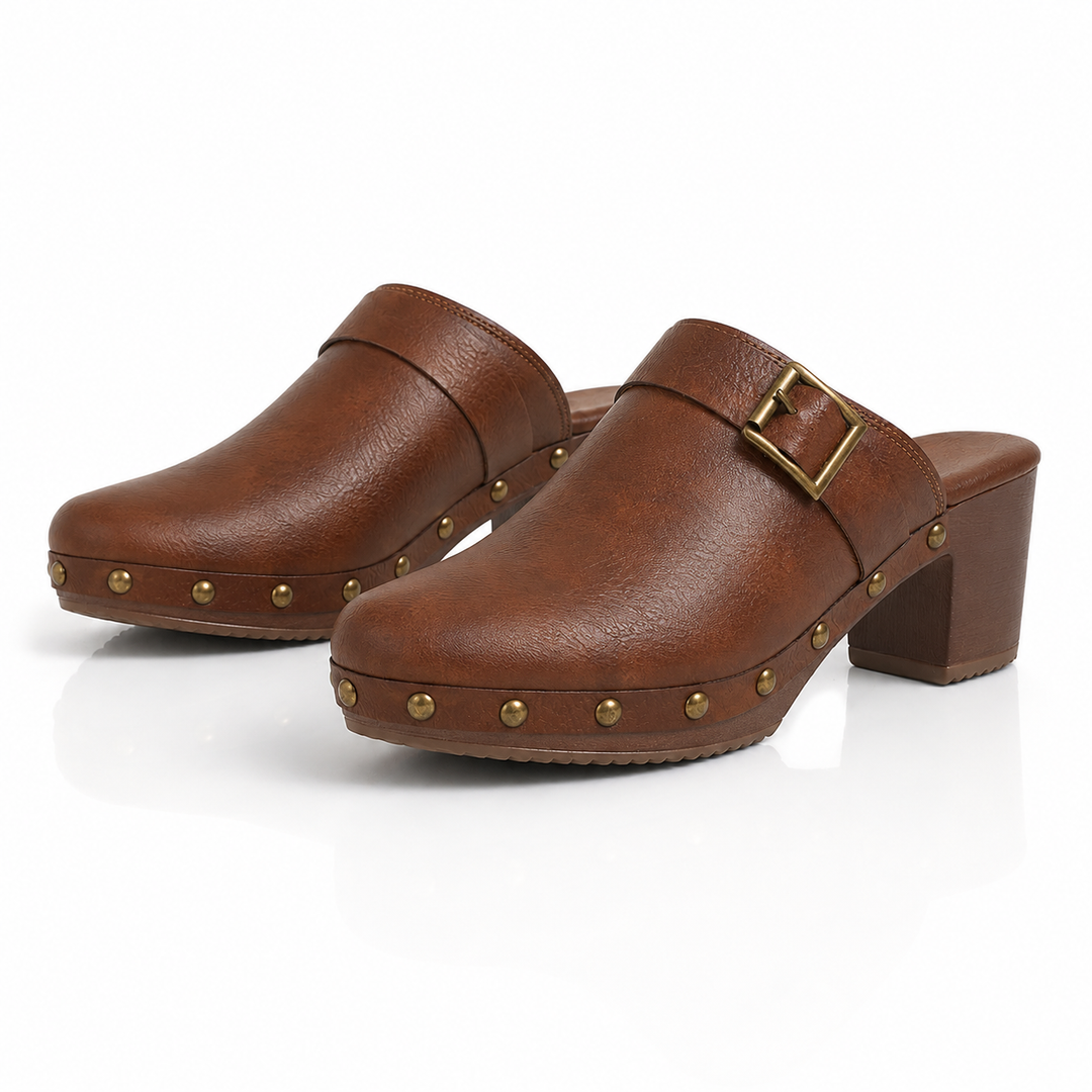 Maëlle | Mules cloutées élégantes