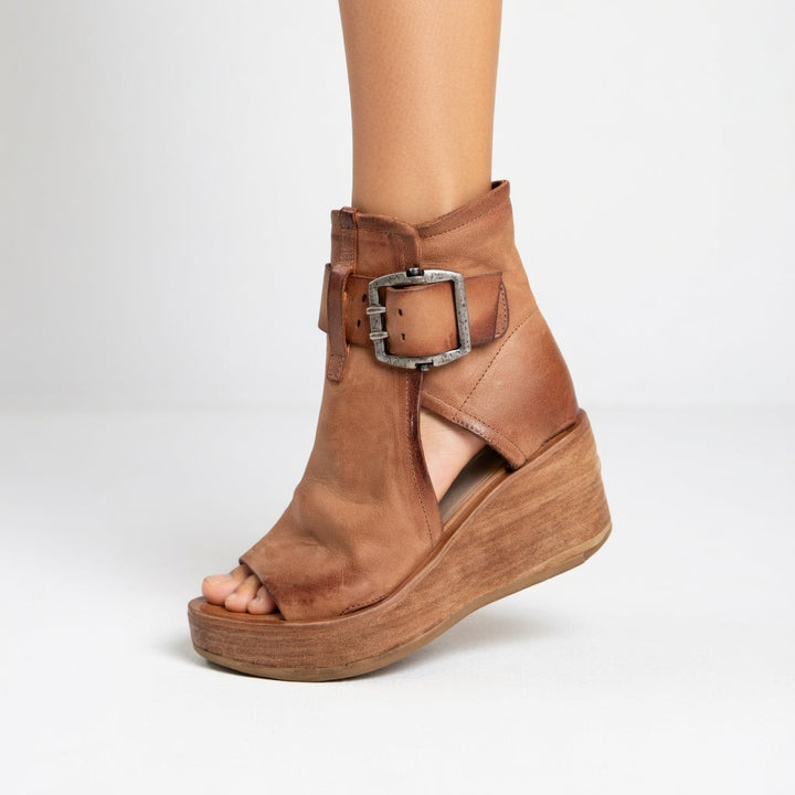 Sorelia | Sandales compensées ouvertes à boucle