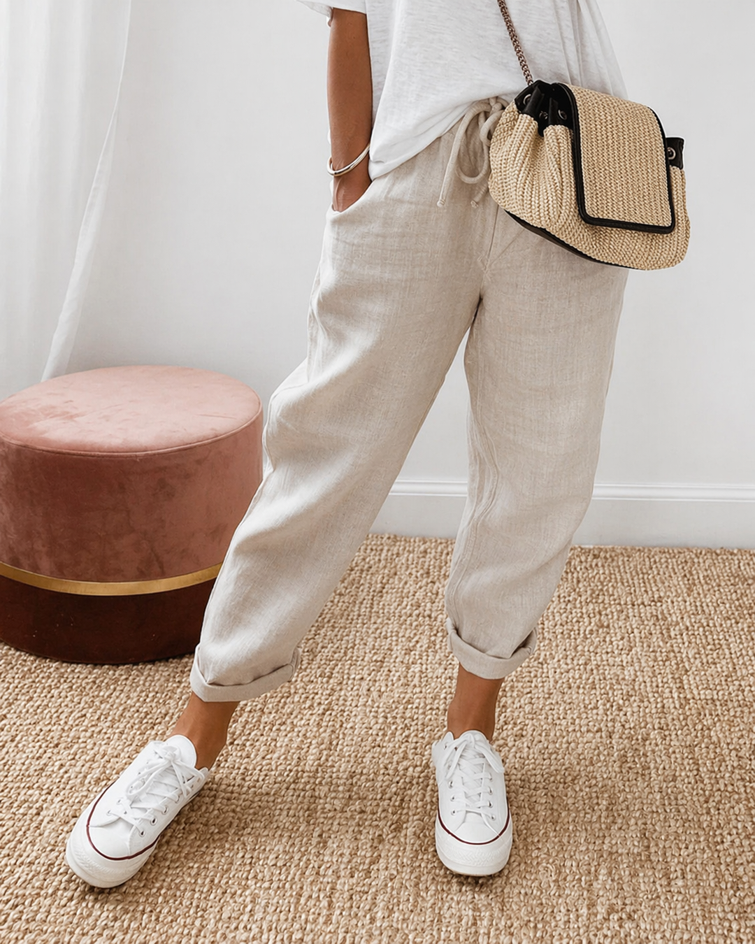 Linae™ | Pantalon Décontracté Relaxé