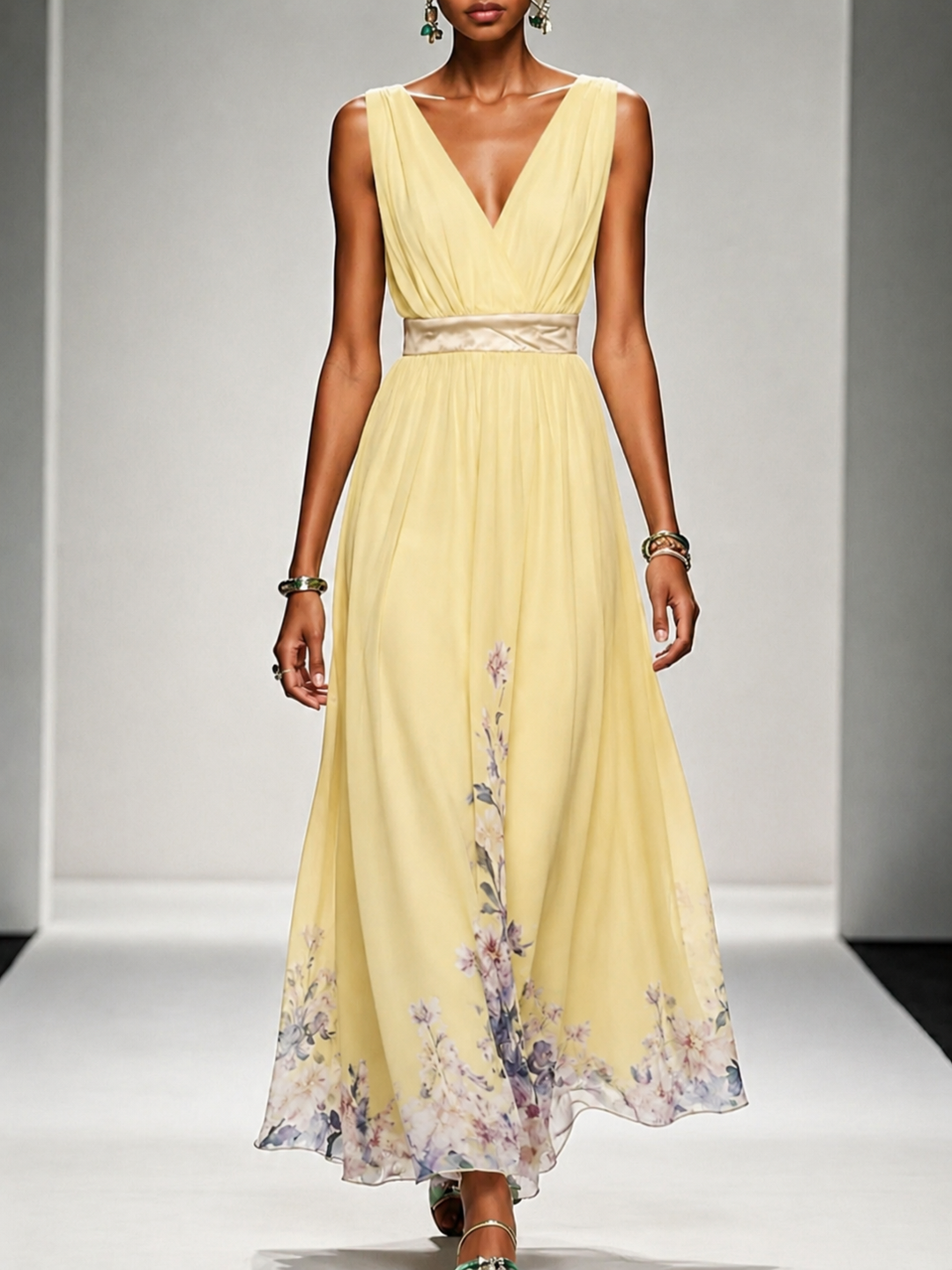 Mica | Robe Maxi Sans Manches