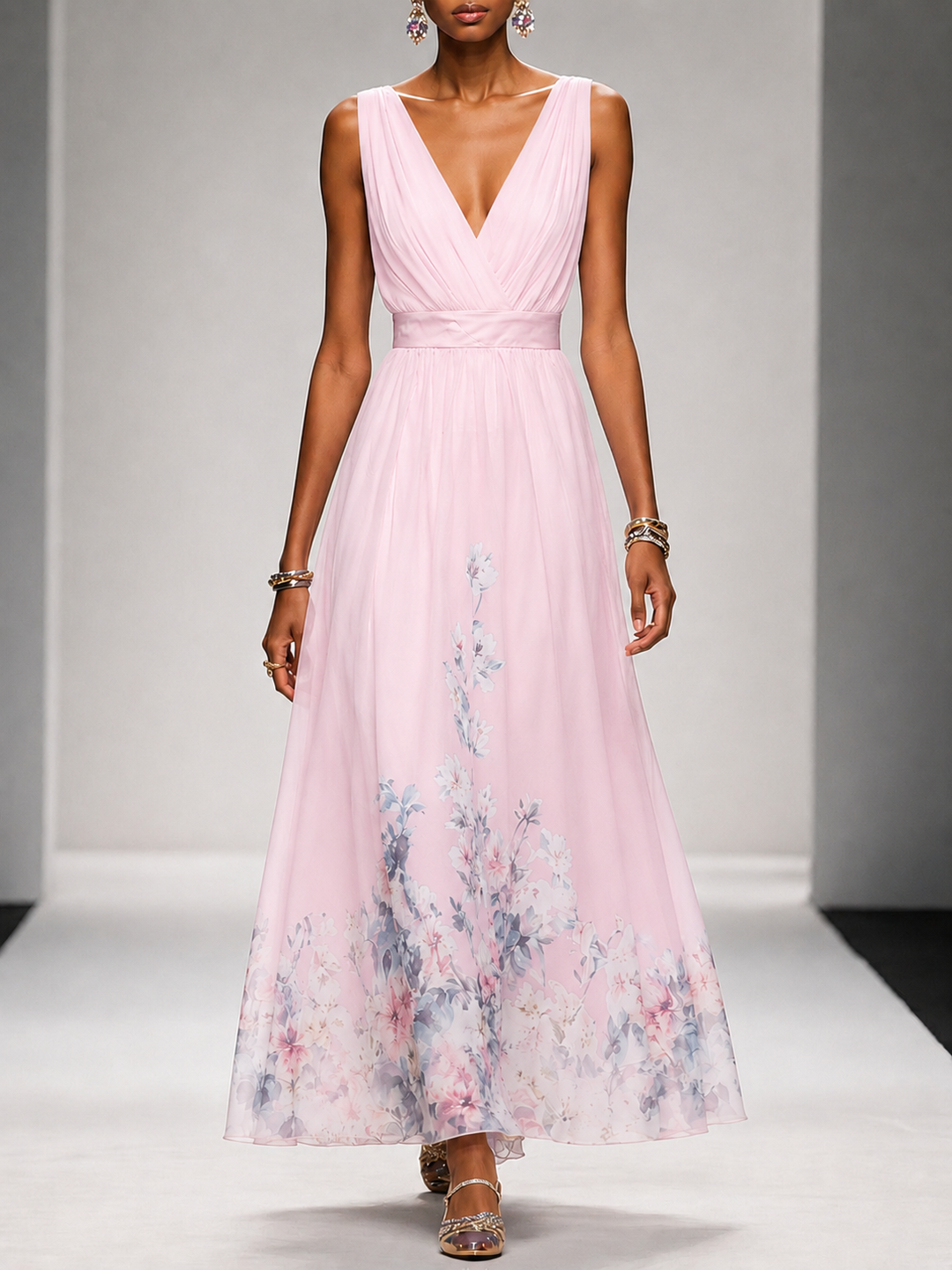 Mica | Robe Maxi Sans Manches
