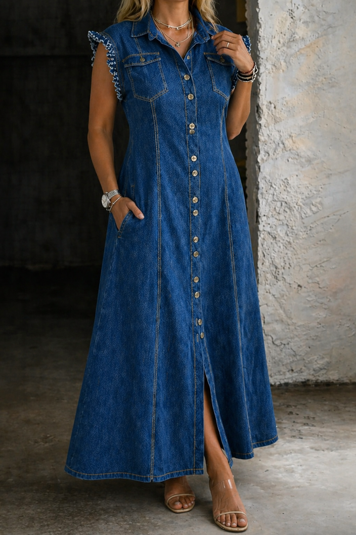Liora | Grande Taille Robe en Jean