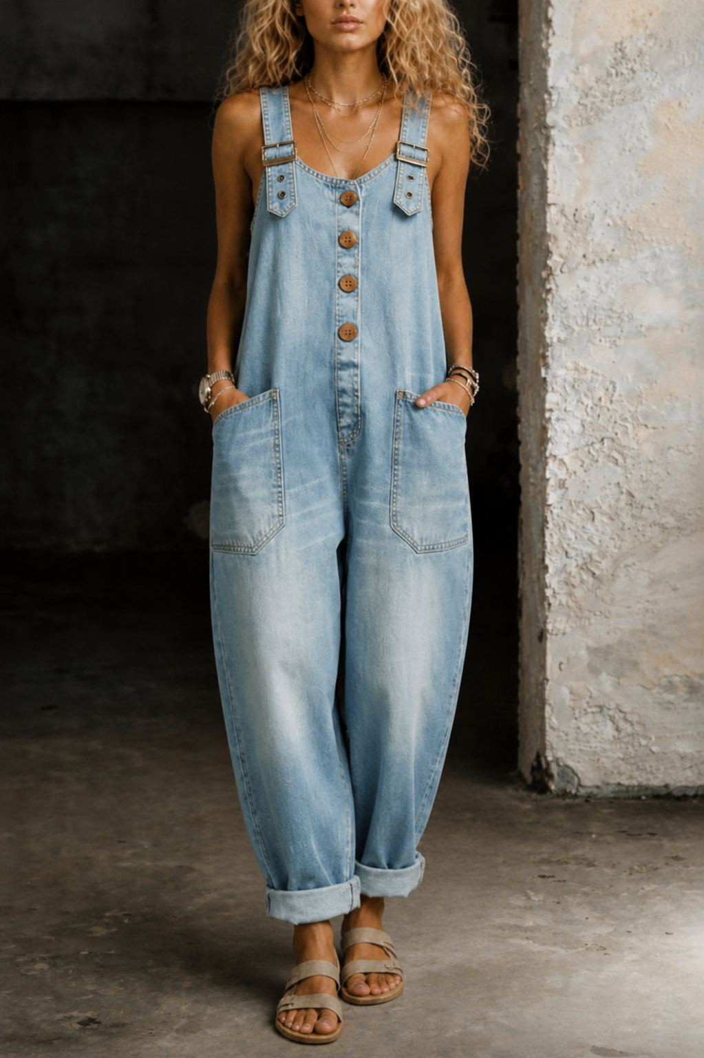 Moxelle | Denim Overalls