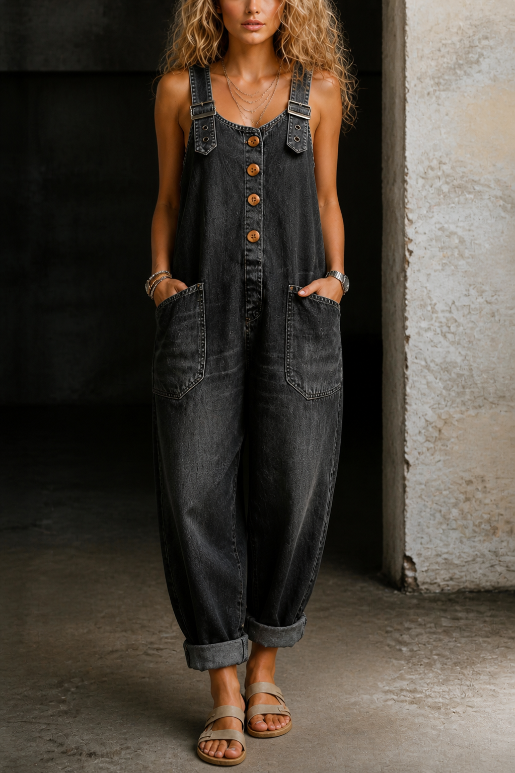 Moxelle | Denim Overalls