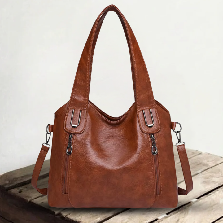 Emma | Élégance intemporelle — Sac à bandoulière en cuir vintage
