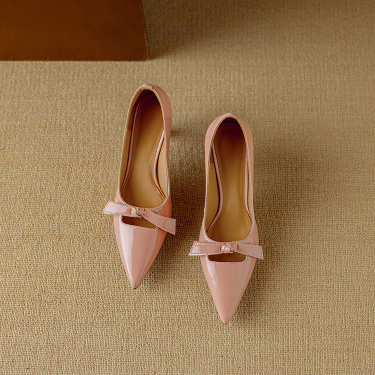 Escarpins en cuir véritable Elayna