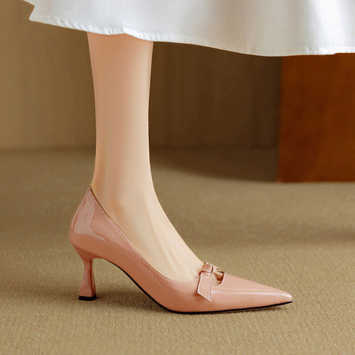 Escarpins en cuir véritable Elayna