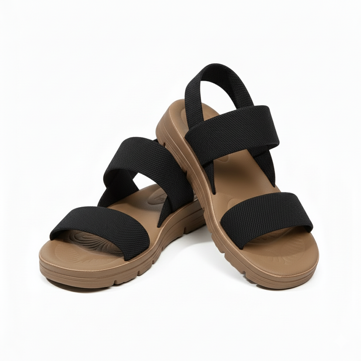 Emilia | Sandales Orthopédiques Confortables à Talon Élevé