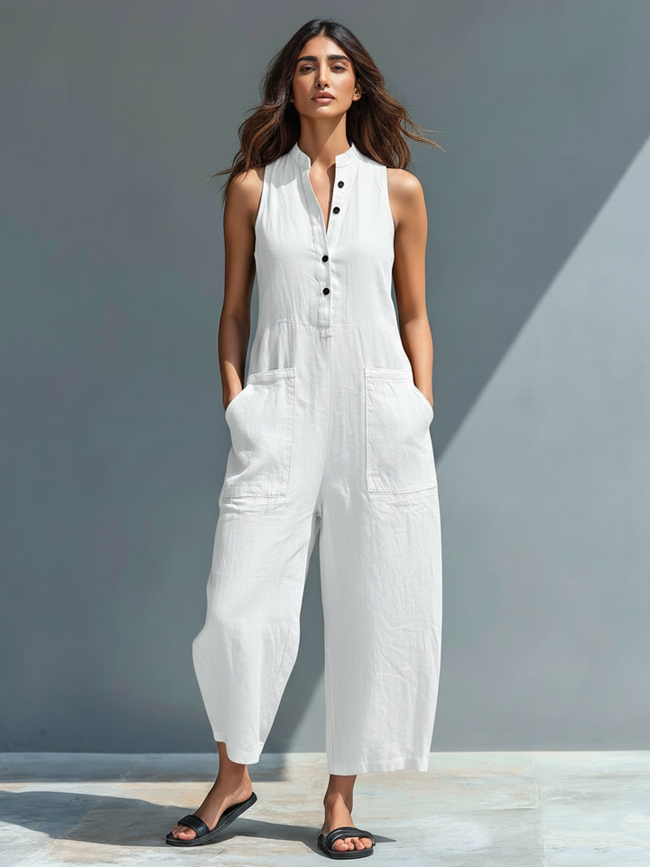 Céline™ | Combinaison élégante sans manches