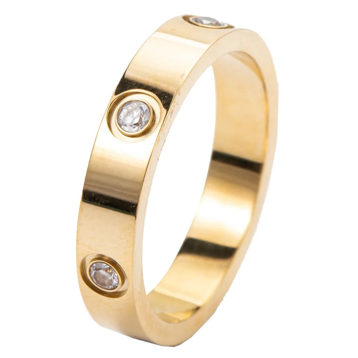 MONA™ – Bague Moderne et Élégante en Or