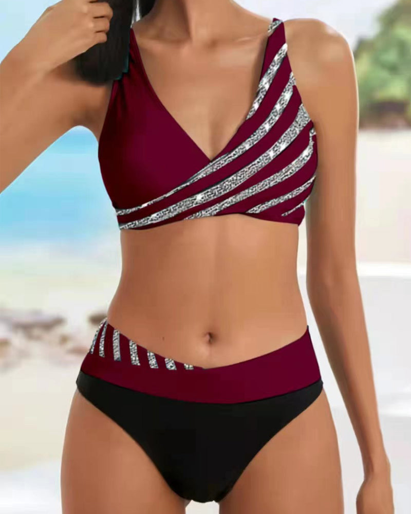Mona - Maillot de Bain Imprimé aux Couleurs Chaudes